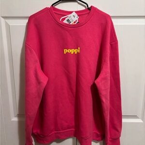 Poppi Women's Crew Neck Sweater - Pink